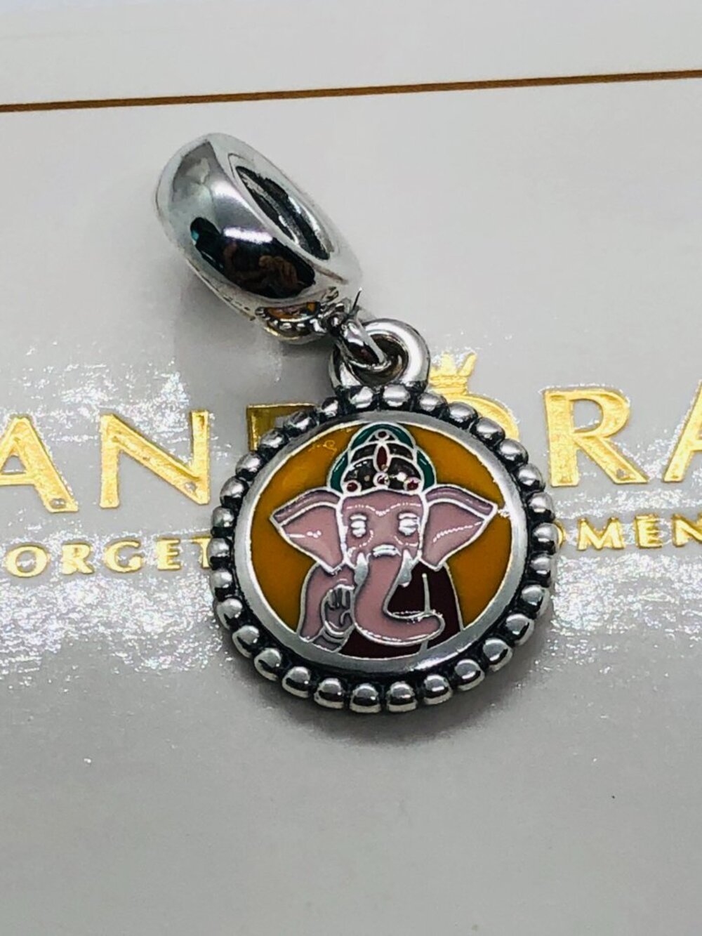 Pandora Ganesh charm S925 Silver with box